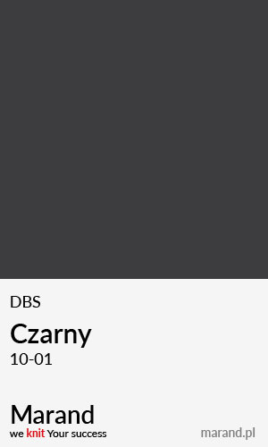 DBS – kolor Czarny 10-01  