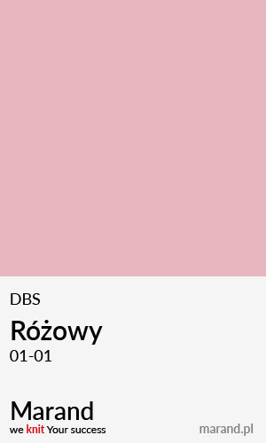 DBS – kolor Różowy 01-01  