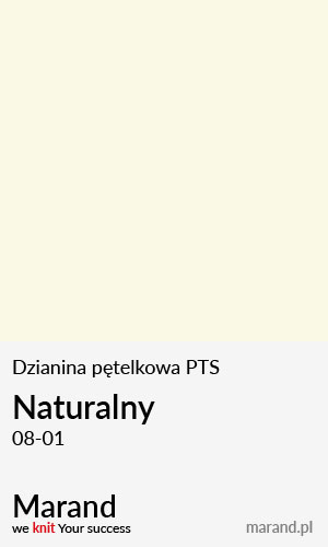 Dzianina pętelkowa PTS – kolor Naturalny 08-01  