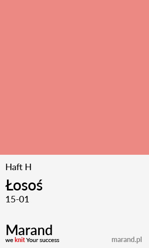 Haft H – kolor Łosoś 15-01  