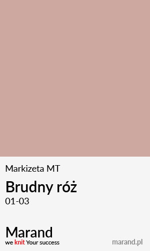 Markizeta MT – kolor Brudny róż 01-03  