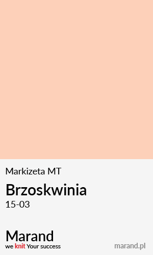 Markizeta MT – kolor Brzoskwinia 15-03  