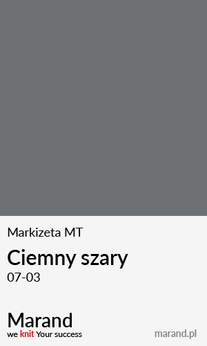 Markizeta MT – kolor Ciemny szary 07-03  