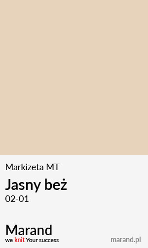 Markizeta MT – kolor Jasny beż 02-01  