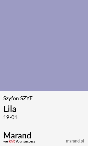 Szyfon SZYF – kolor Lila 19-01  