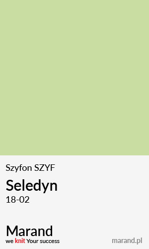 Szyfon SZYF – kolor Seledyn 18-02  