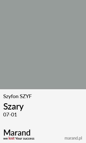 Szyfon SZYF – kolor Szary 07-01  