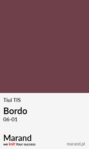 Tiul TIS – kolor Bordo 06-01  