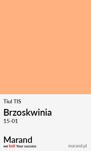 Tiul TIS – kolor Brzoskwinia 15-01  