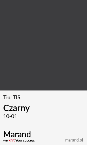 Tiul TIS – kolor Czarny 10-01  