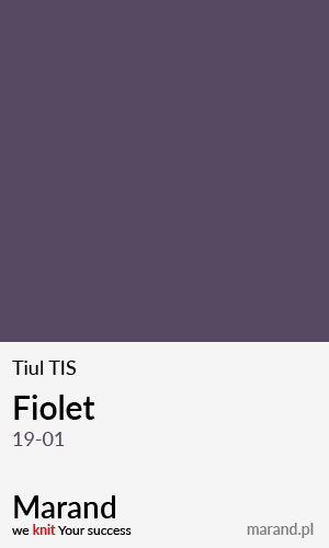 Tiul TIS – kolor Fiolet 19-01  