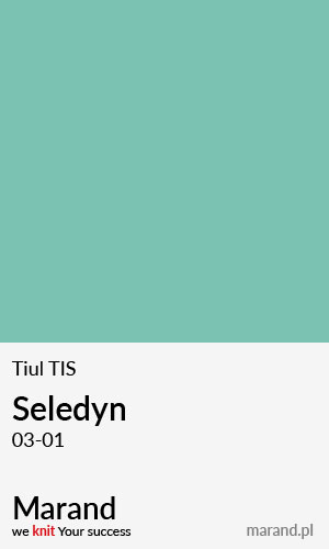 Tiul TIS – kolor Seledyn 03-01  