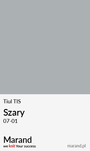 Tiul TIS – kolor Szary 07-01  