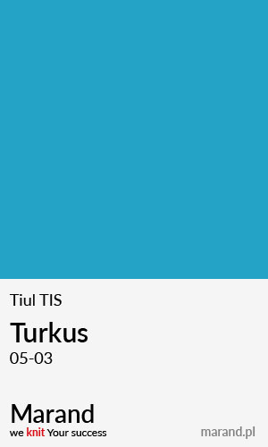 Tiul TIS – kolor Turkus 05-03  