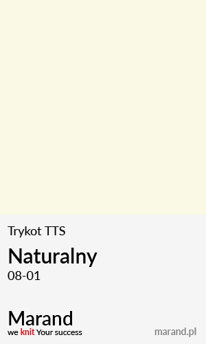 Trykot TTS – kolor Naturalny 08-01  