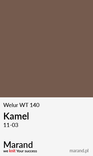Welur WT 140 – kolor Kamel 11-03  