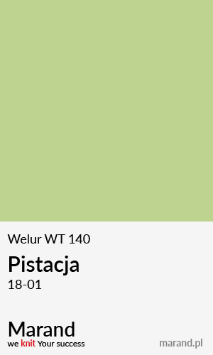 Welur WT 140 – kolor Pistacja 18-01  
