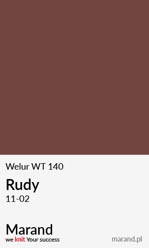 Welur WT 140 – kolor Rudy 11-02  
