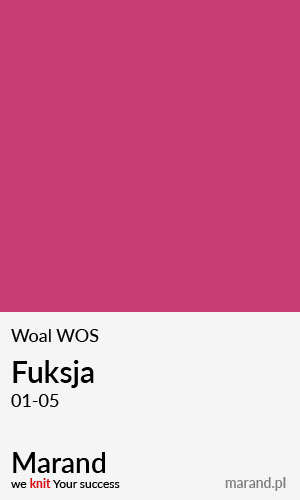 Woal WOS – kolor Fuksja 01-05  