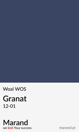 Woal WOS – kolor Granat 12-01  