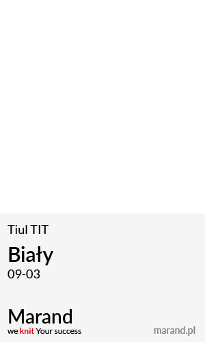 Tiul TIT – kolor Biały 09-01  