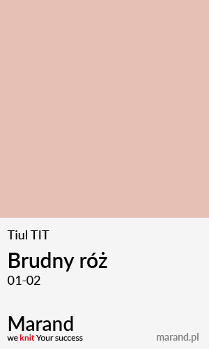 Tiul TIT – kolor Brudny róż 01-02  