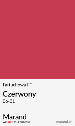 Fartuchowa FT – kolor Czerwony 06-01  