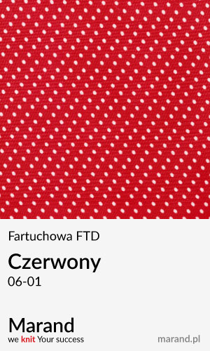 Fartuchowa FTD – kolor Cerwony 06-01  