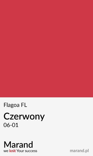 Flagowa FL – kolor Czerwony 06-01  