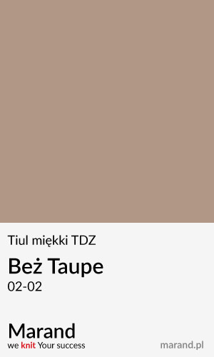 Tiul miękki TDZ – kolor Beż Taupe 02-02  