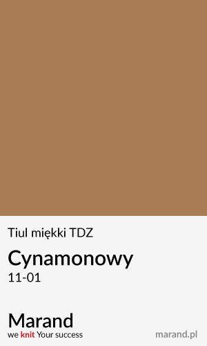 Tiul miękki TDZ – kolor Cynamonowy 11-01   