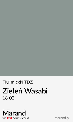 Tiul miękki TDZ – kolor Zieleń Wasabi 18-02  