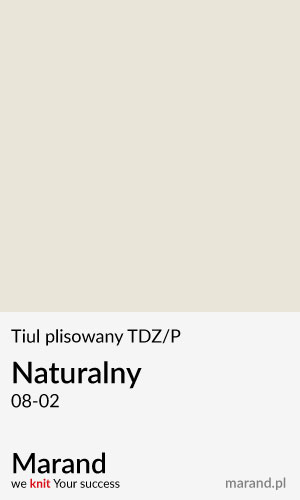 Tiul plisowany TDZ/P – kolor Naturalny 08-02  