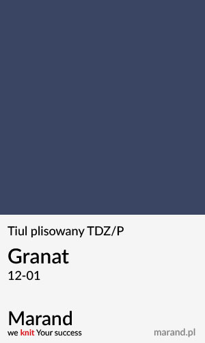 Tiul plisowany TDZ/P – kolor Granat 12-01  
