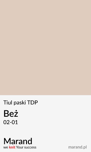 Tiul paski TDP – kolor Beż 02-01  