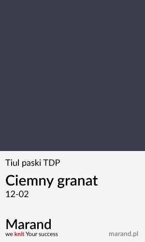 Tiul paski TDP – kolor Ciemny granat 12-02  