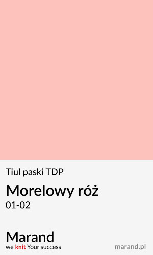 Tiul paski TDP – kolor Morelowy róż 01-02  