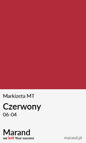 Markizeta MT – kolor Czerwony 06-04  