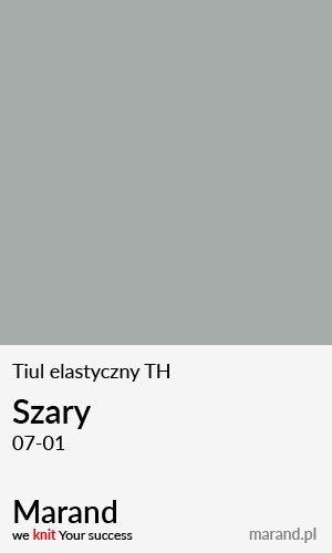 Tiul elastyczny TH – kolor Szary 07-01  