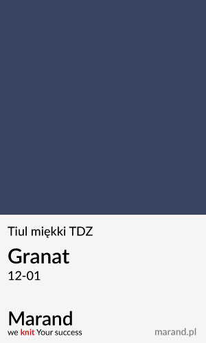 Tiul miękki TDZ – kolor Granat 12-01  