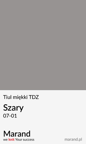 Tiul miękki TDZ – kolor Szary 07-01  