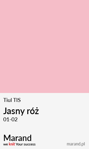 Tiul TIS – kolor Jasny róż 01-02  