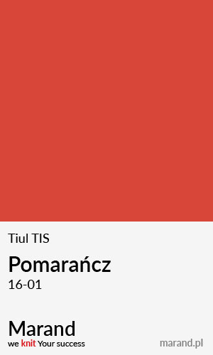Tiul TIS – kolor Pomarańcz 16-01  