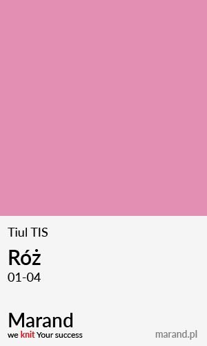 Tiul TIS – kolor Róż 01-04  