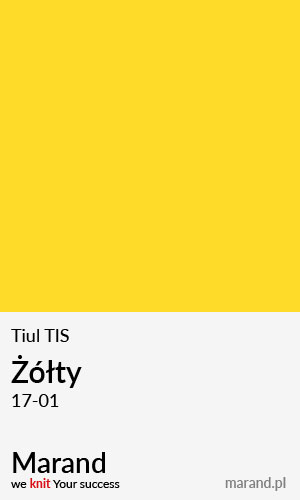 Tiul TIS – kolor Żółty 17-01  
