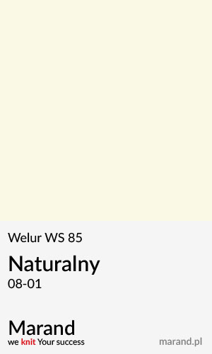 Welur WS 85 – kolor Naturalny 08-01  