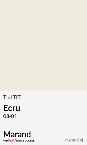 Tiul TIT – kolor Ecru 08-01  