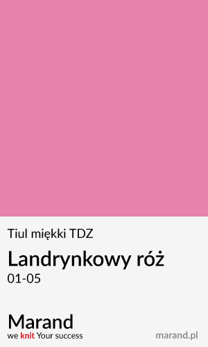 Tiul miękki TDZ – kolor Landrynkowy róż 01-05   