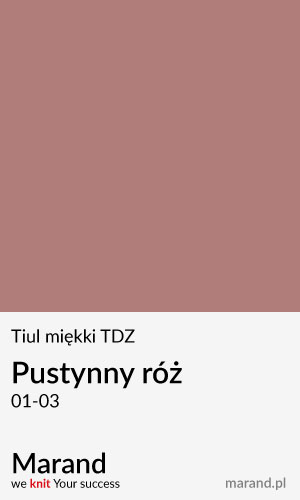 Tiul miękki TDZ – kolor Pustynny róż  01-03   
